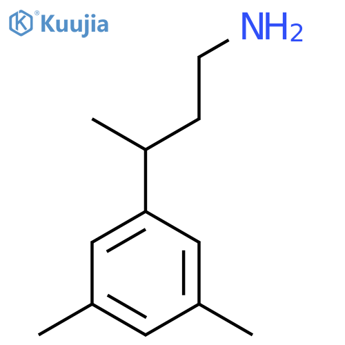 3-(3,5-dimethylphenyl)butan-1-amine structure