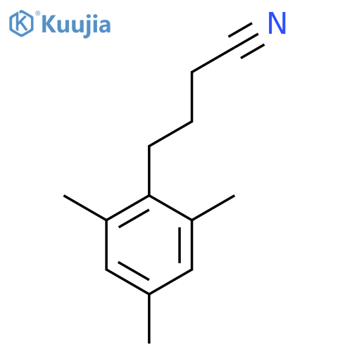 4-(2,4,6-trimethylphenyl)butanenitrile structure