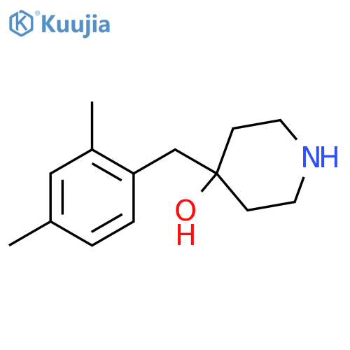 4-(2,4-dimethylphenyl)methylpiperidin-4-ol structure
