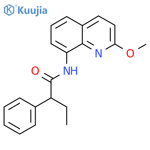 N-(2-methoxyquinolin-8-yl)-2-phenylbutanamide structure