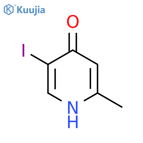 4-Pyridinol, 5-iodo-2-methyl- structure