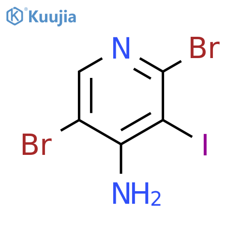4-amino-2,5-dibromo-3-iodopyridin structure