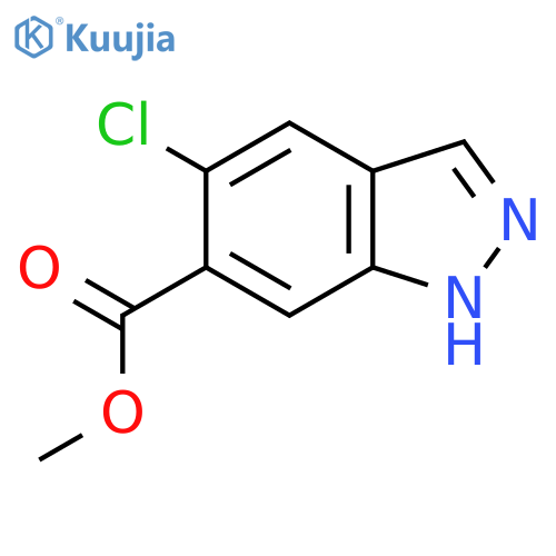 Methyl 5-chloro-1H-indazole-6-carboxylate structure