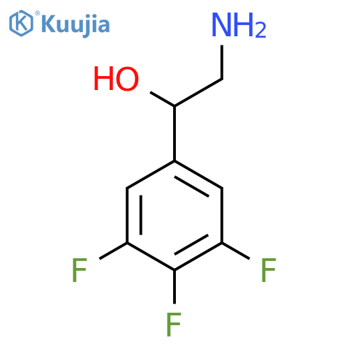 2-Amino-1-(3,4,5-trifluorophenyl)ethan-1-ol structure