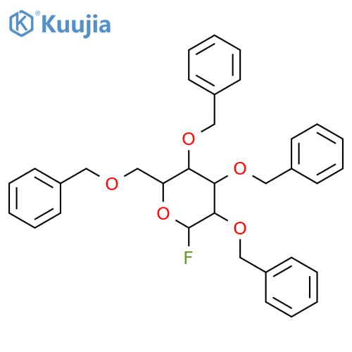 2,3,4,6-Tetra-O-benzyl-D-glucopyranosyl Fluoride structure