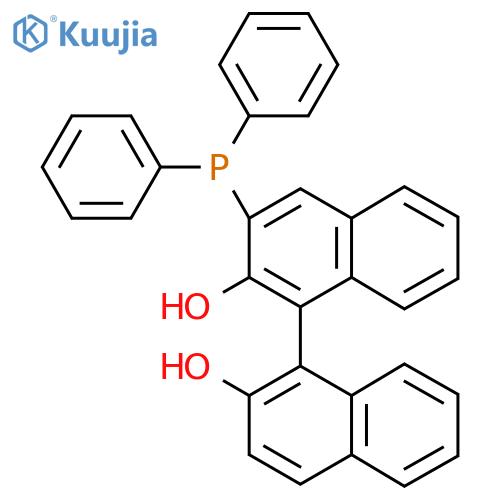 (R)-3-(Diphenylphosphino)-[1,1'-binaphthalene]-2,2'-diol structure