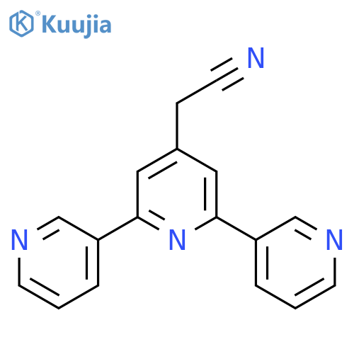 2,6-Di(pyridin-3-yl)pyridine-4-acetonitrile structure