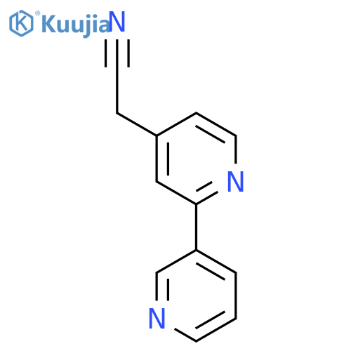 2-(Pyridin-3-yl)pyridine-4-acetonitrile structure