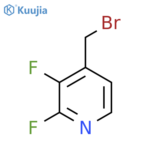 4-Bromomethyl-2,3-difluoropyridine structure