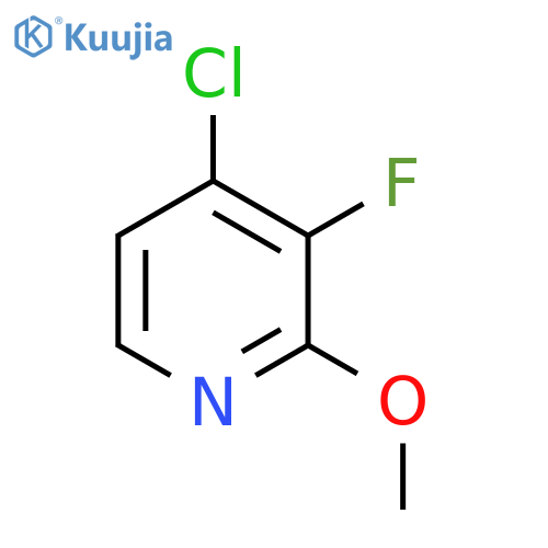 4-Chloro-3-fluoro-2-methoxypyridine structure