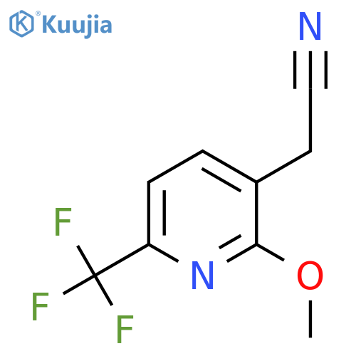 2-Methoxy-6-(trifluoromethyl)pyridine-3-acetonitrile structure