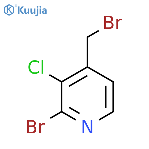 2-Bromo-4-bromomethyl-3-chloropyridine structure
