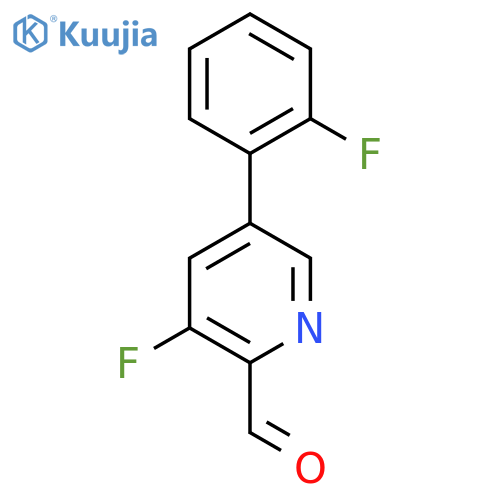 3-Fluoro-5-(2-fluorophenyl)picolinaldehyde structure