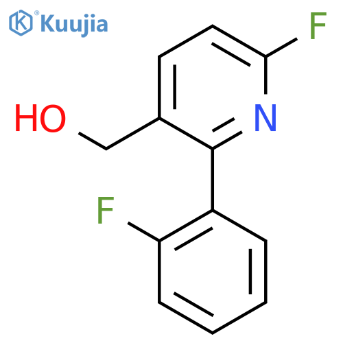 6-Fluoro-2-(2-fluorophenyl)pyridine-3-methanol structure