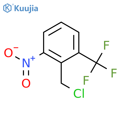 2-(Chloromethyl)-1-nitro-3-(trifluoromethyl)benzene structure