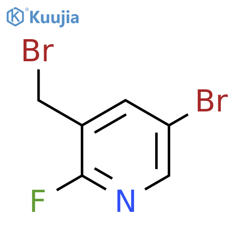 5-Bromo-3-(bromomethyl)-2-fluoropyridine structure