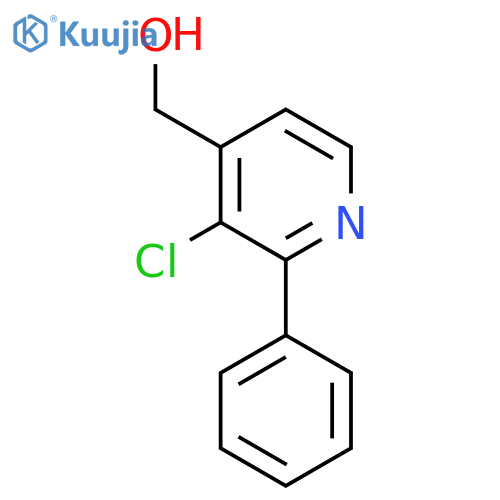 3-Chloro-2-phenylpyridine-4-methanol structure