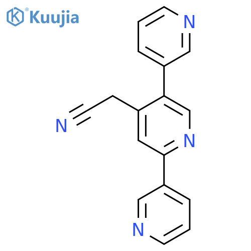 2,5-Di(pyridin-3-yl)pyridine-4-acetonitrile structure