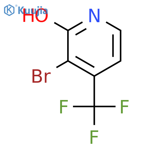 3-Bromo-2-hydroxy-4-(trifluoromethyl)pyridine structure