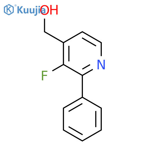 3-Fluoro-2-phenylpyridine-4-methanol structure