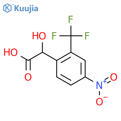 4-Nitro-2-(trifluoromethyl)mandelic acid structure
