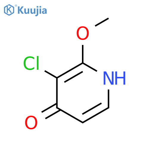 3-chloro-2-methoxy-1H-pyridin-4-one structure