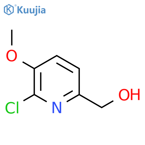 (6-Chloro-5-methoxy-pyridin-2-yl)methanol structure