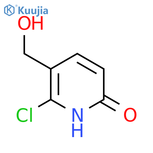 6-Chloro-5-(hydroxymethyl)pyridin-2-ol structure