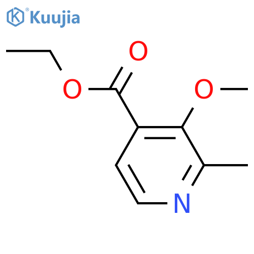 ethyl 3-methoxy-2-methylpyridine-4-carboxylate structure