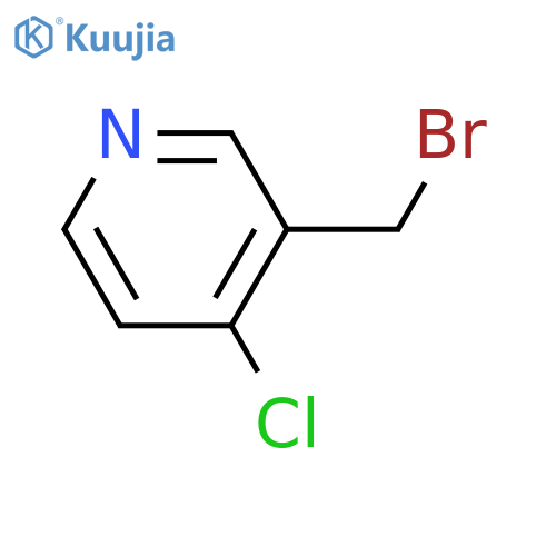3-(bromomethyl)-4-chloropyridine structure