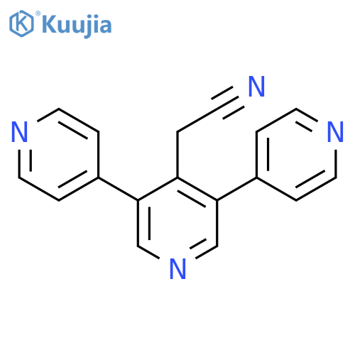 3,5-Di(pyridin-4-yl)pyridine-4-acetonitrile structure