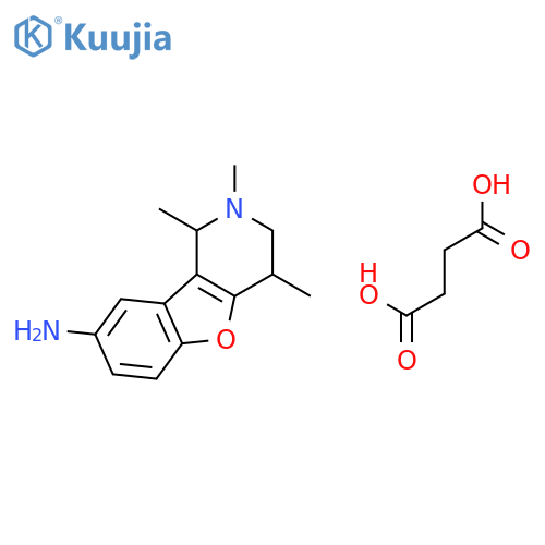 <br>1,2,4-Trimethyl-1,2,3,4-tetrahydro-benzo[4,5]-furo[3,2-c]pyridin-8-ylamine  succinate structure