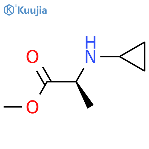 methyl 2-(cyclopropylamino)propanoate structure