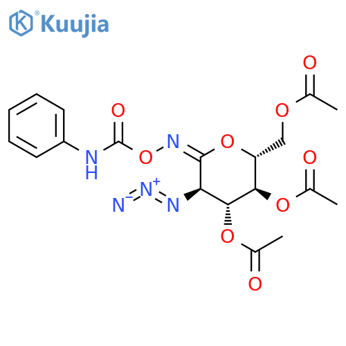 2-Azido-2-deoxy-N-(phenylamino)carbonyloxy-D-gluconimidic Acid δ-Lactone, 3,4,6-Triacetate structure