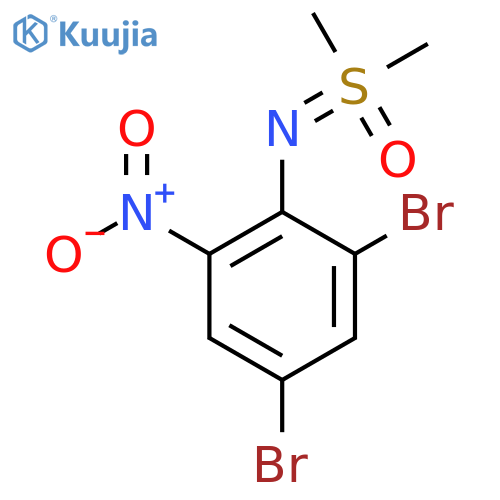 N-(2,4-Dibromo-6-nitrophenyl)-S,S-dimethylsulfoximine structure
