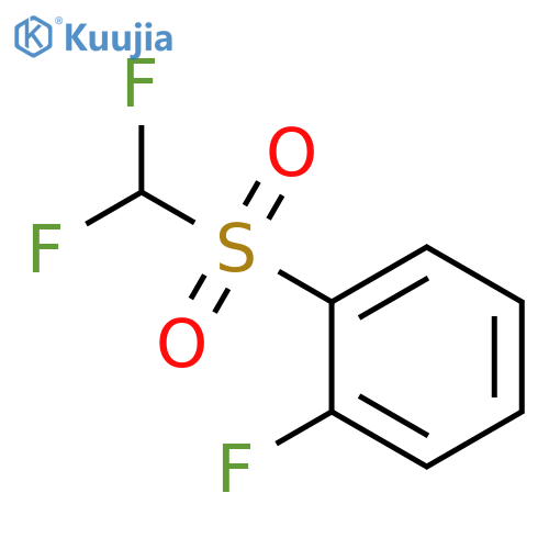 1-difluoromethanesulfonyl-2-fluorobenzene structure