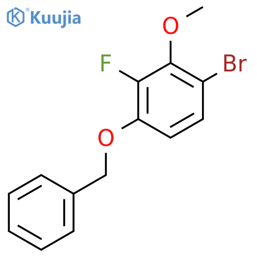 3-(Benzyloxy)-6-bromo-2-fluoroanisole structure