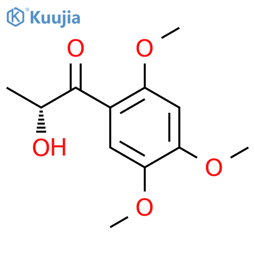 (2R)-2-hydroxy-1-(2,4,5-trimethoxyphenyl)propan-1-one structure