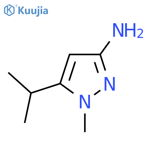 1-methyl-5-(propan-2-yl)-1H-pyrazol-3-amine structure