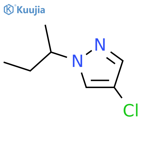 1-(butan-2-yl)-4-chloro-1H-pyrazole structure