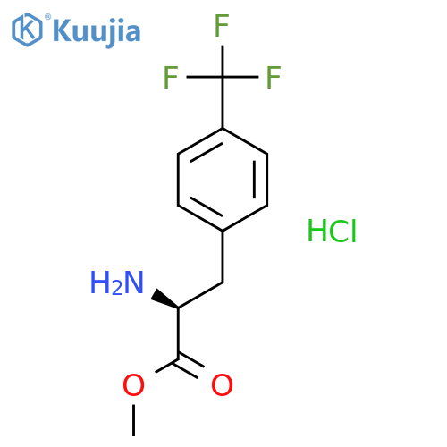 L-Phenylalanine, 4-(trifluoromethyl)-, methyl ester, hydrochloride structure
