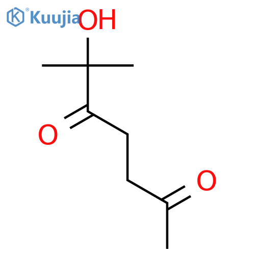 2,5-Heptanedione, 6-hydroxy-6-methyl- structure