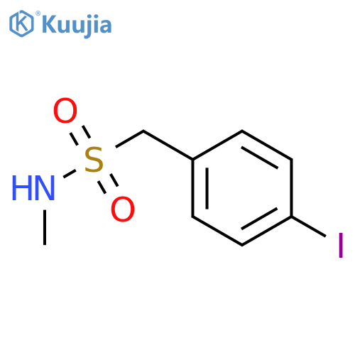 1-(4-Iodophenyl)-N-methylmethanesulfonamide structure
