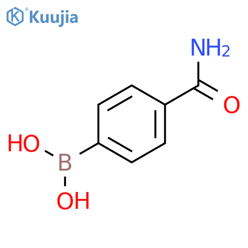 p-(Aminocarbonyl)phenylboronic Acid structure
