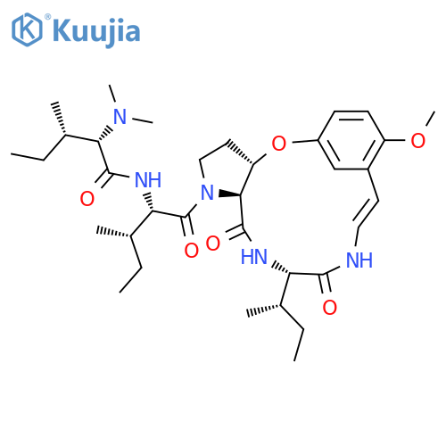 L-Isoleucine, N,N-dimethyl-L-isoleucyl-L-isoleucyl-(3S)-3-[3-[(1Z)-2-aminoethenyl]-4-methoxyphenoxy]-L-prolyl-, (4→3)-lactam structure