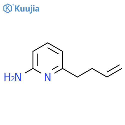 6-(But-3-en-1-yl)pyridin-2-amine structure