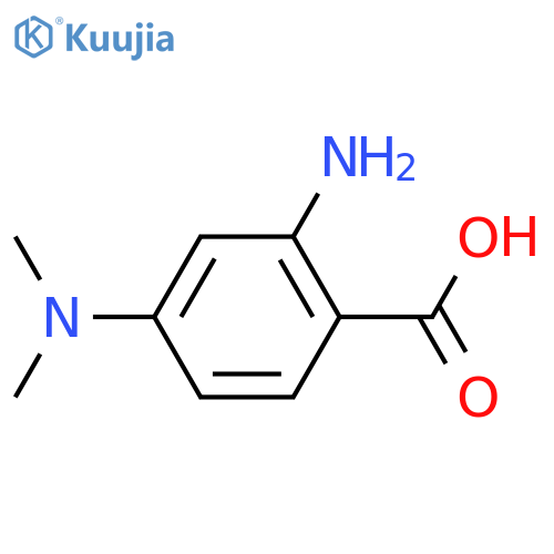 2-Amino-4-(dimethylamino)benzoic acid structure