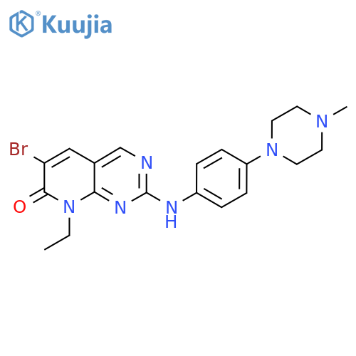 6-Bromo-8-ethyl-2-[[4-(4-methylpiperazin-1-yl)phenyl]amino]-8H-pyrido[2,3-d]pyrimidin-7-one structure