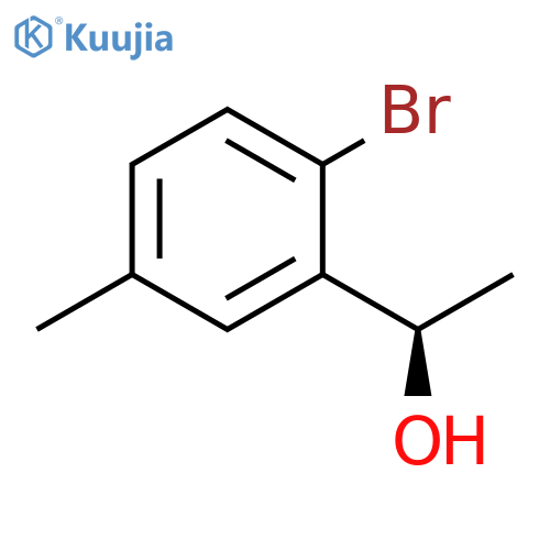 (1R)-1-(2-bromo-5-methylphenyl)ethan-1-ol structure
