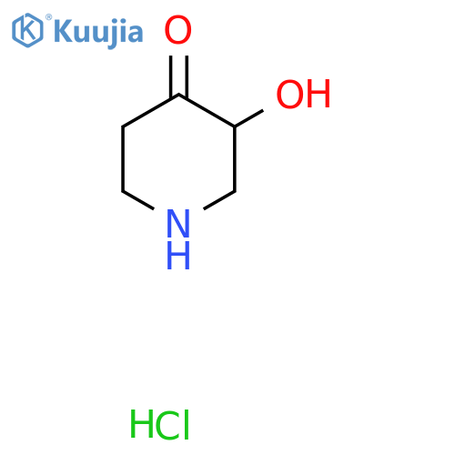 3-Hydroxypiperidin-4-one;hydrochloride structure